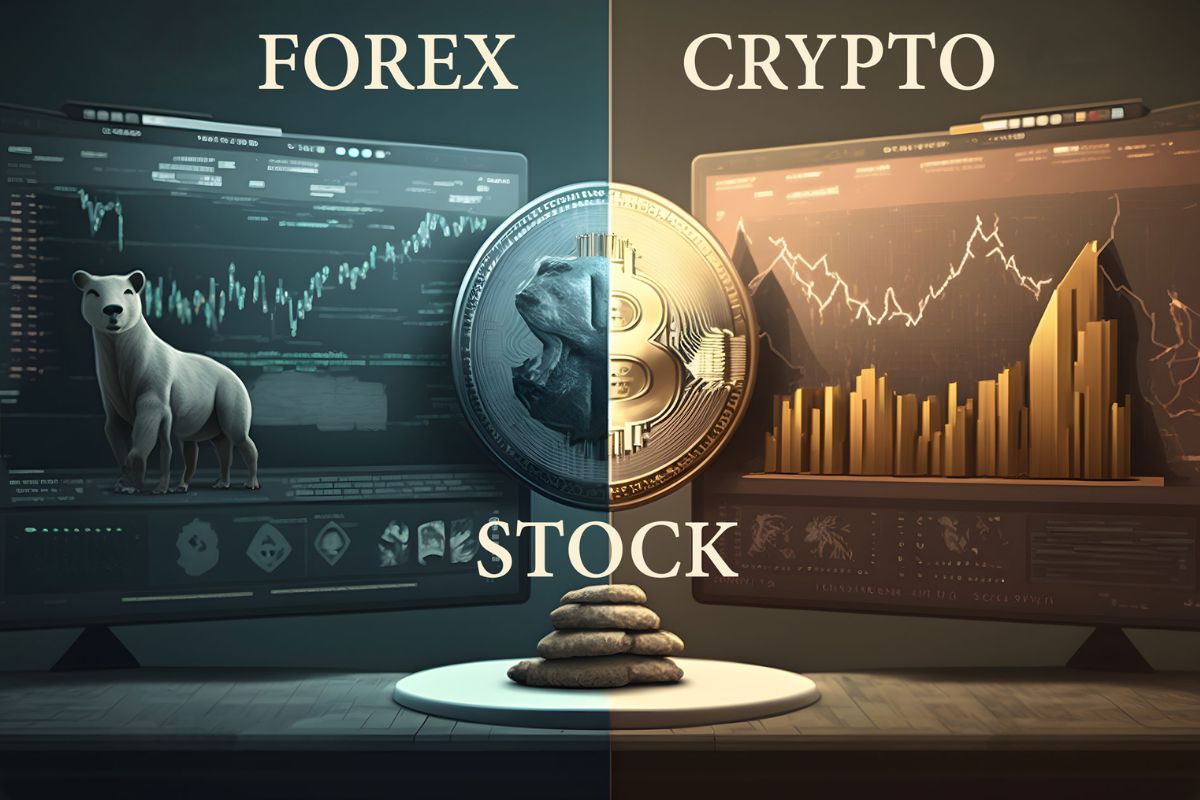What is the difference between Crypto and Forex?