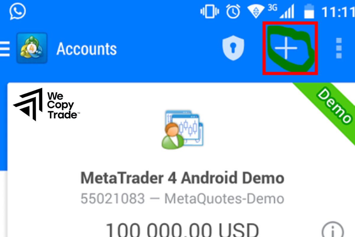 Create a new account