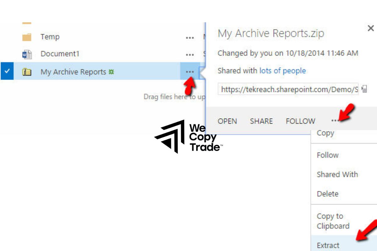 Download and unzip the EA file
