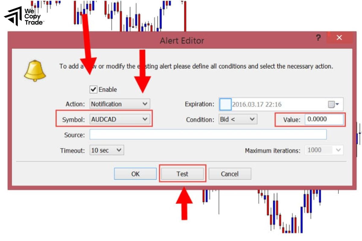 Set Up Alert Conditions